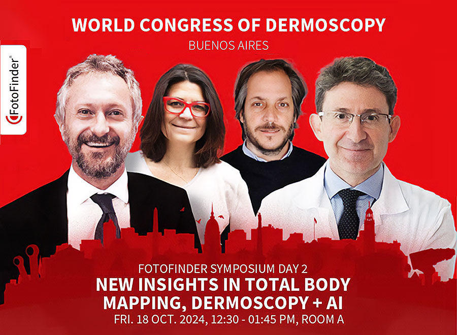 Simposio FotoFinder en el Congreso Mundial 2024 de Dermatoscopia en Buenos Aires